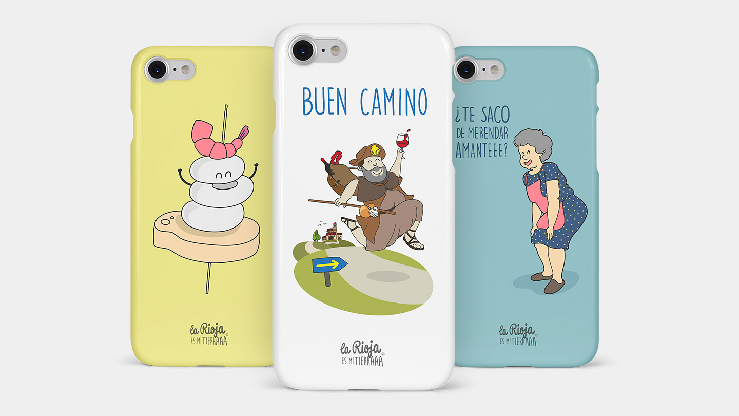 Diseño gráfico para carcasas de movil