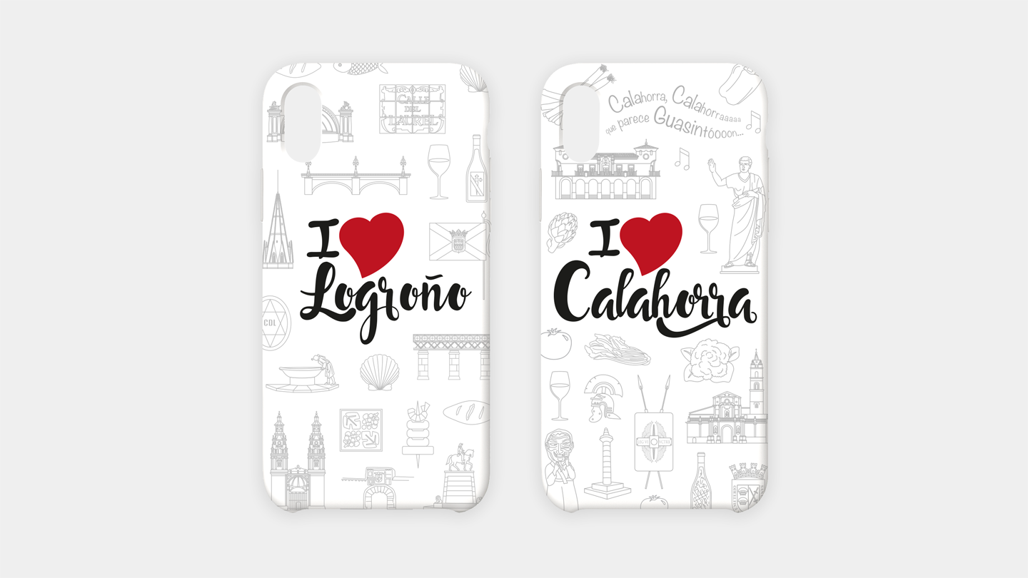 carcasa i love logroño i love calahorra